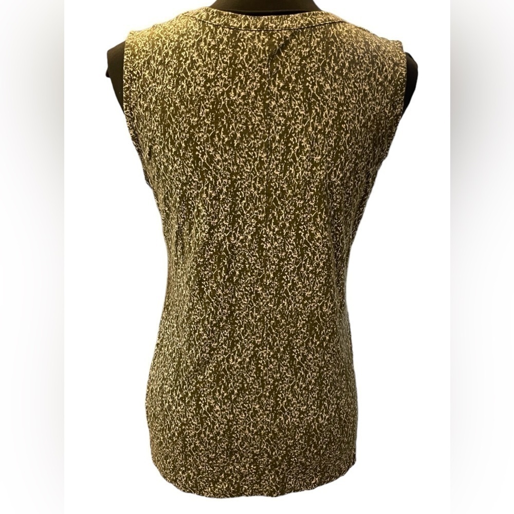 Liz Claiborne Printed Sleeveless Top - Picture 3 of 5